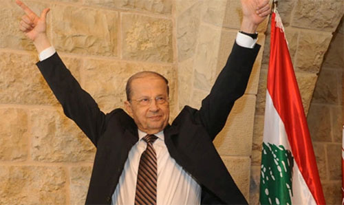 Michel Aoun elegido nuevo presidente de Líbano